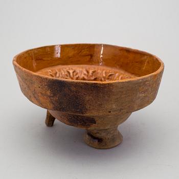 ALADÅBFORM samt FIGURIN, keramik, möjligen Höganäs, 1800-tal.