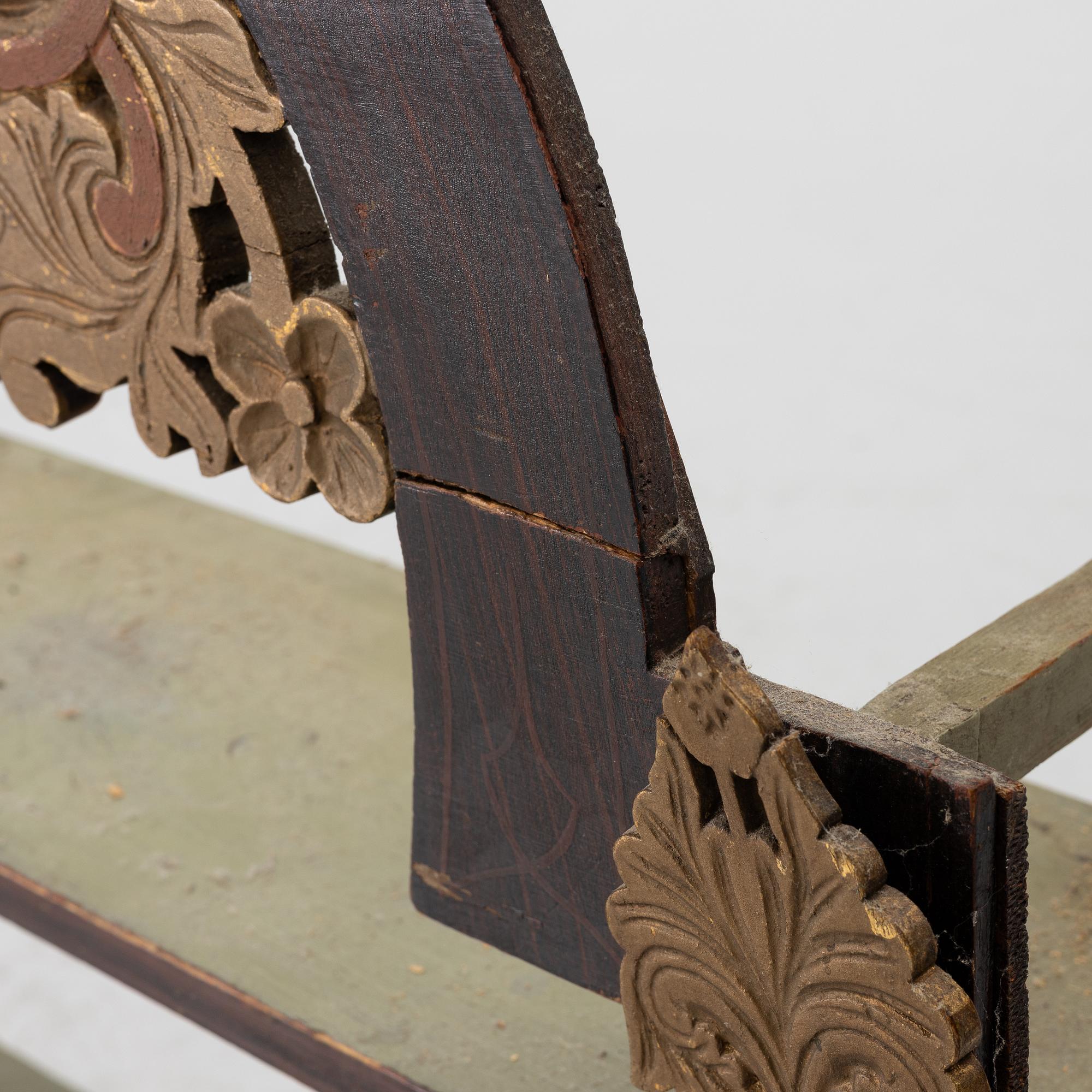 Wall shelf, folk art, Norway, 19th century.