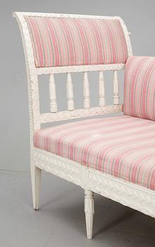 BANKETSOFFA, sengustaviansk, 1800-talets början.