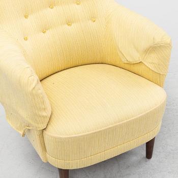 Carl Malmsten, a 'Samsas' armchair, O.H. Sjögren, second half of the 20th Century.