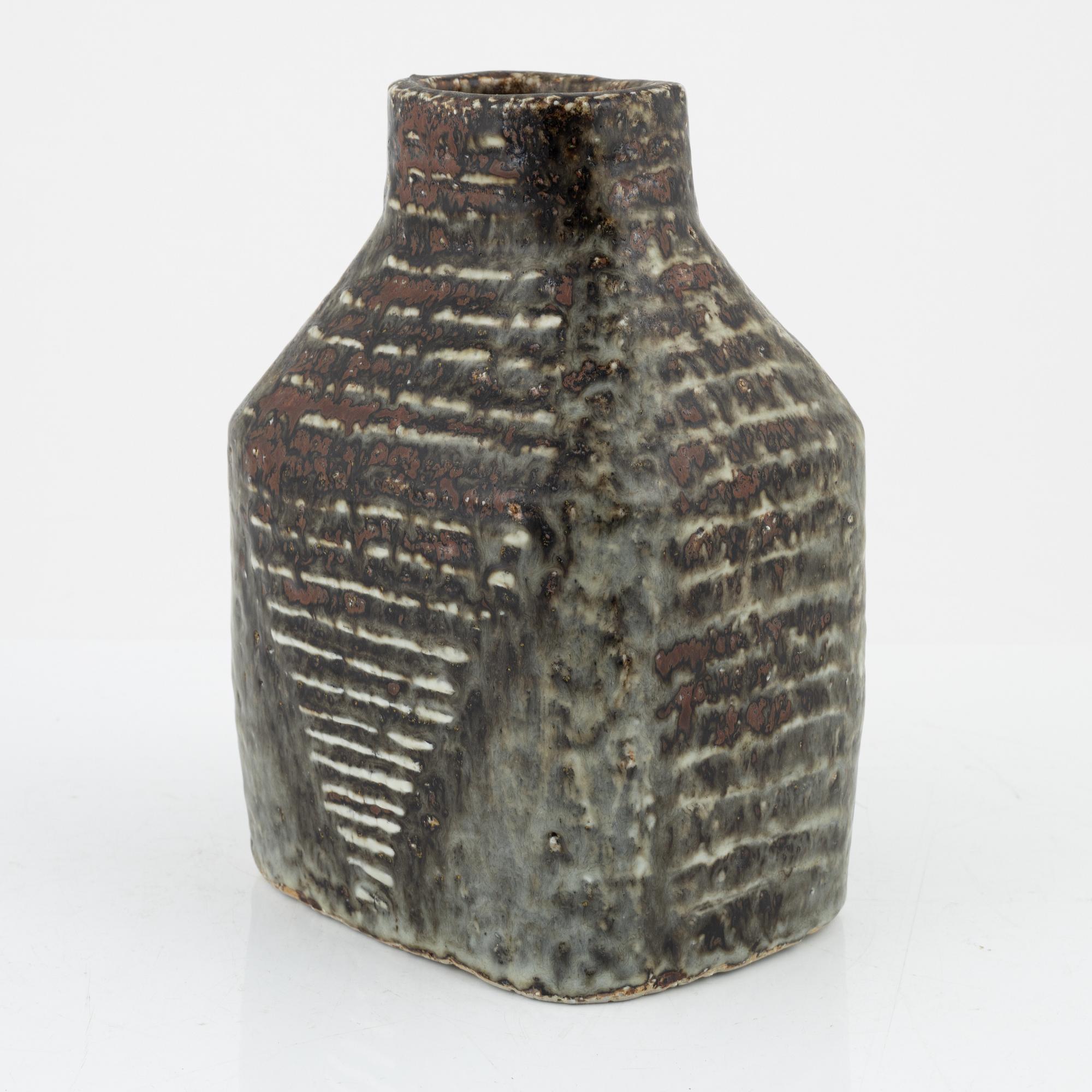 Carl-Harry Stålhane, a unique stoneware vase, Rörstrand, Sweden.
