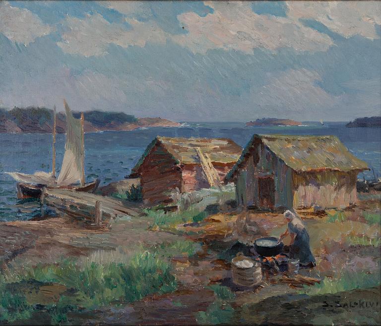 SANTERI SALOKIVI, MOTIF FROM THE ARCHIPELAGO.