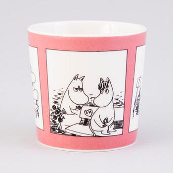 MUUMIMUKI, posliinia, "Muki roosa", Moomin Characters, Arabia 1990-1993.