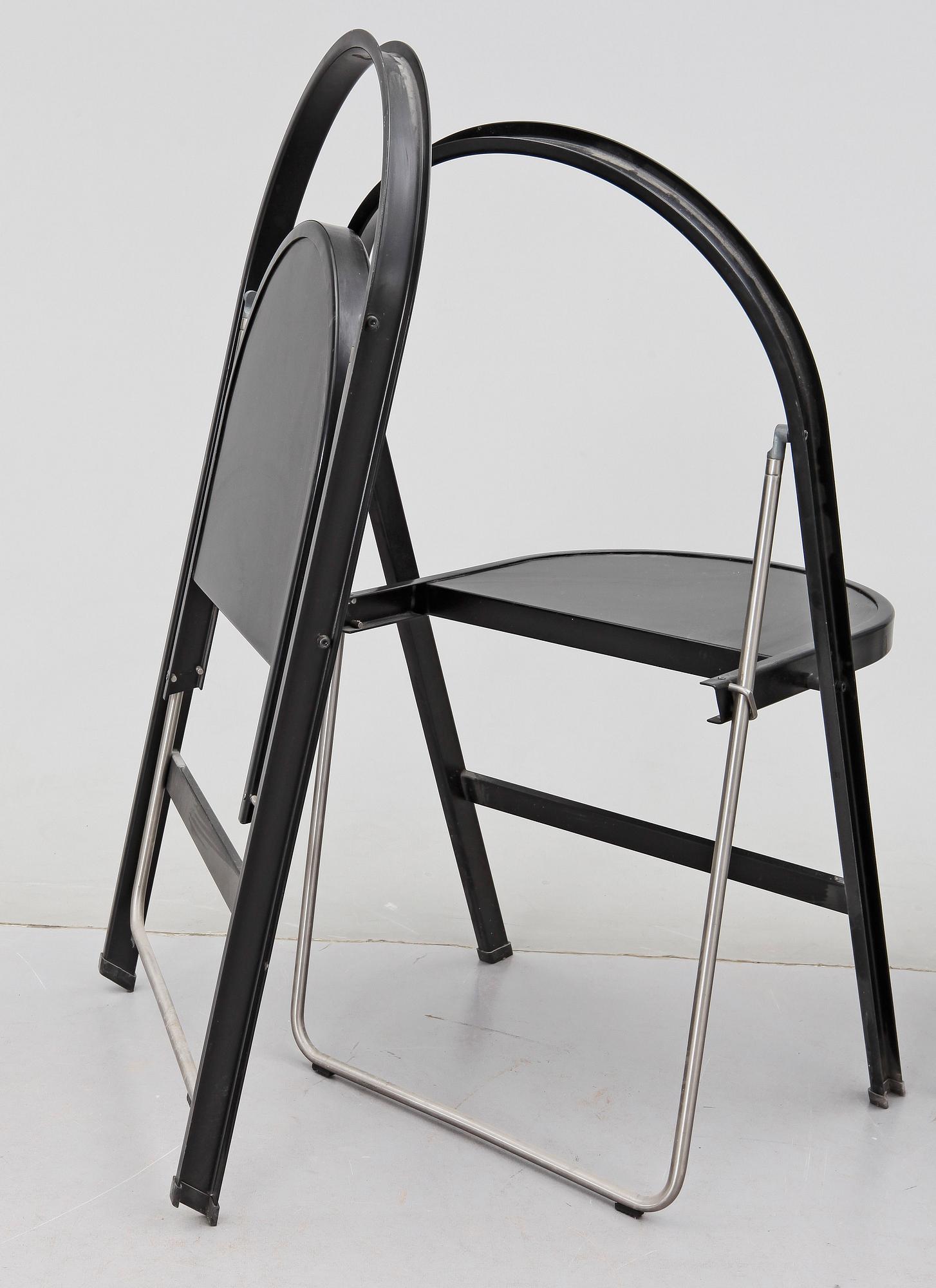 FÄLLSTOLAR, 4 st, 1980-tal.
