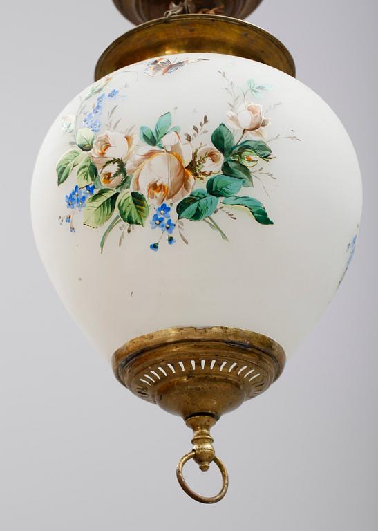 MÅNSKENSAMPEL, omkring år 1900. höjd ca 40 cm.