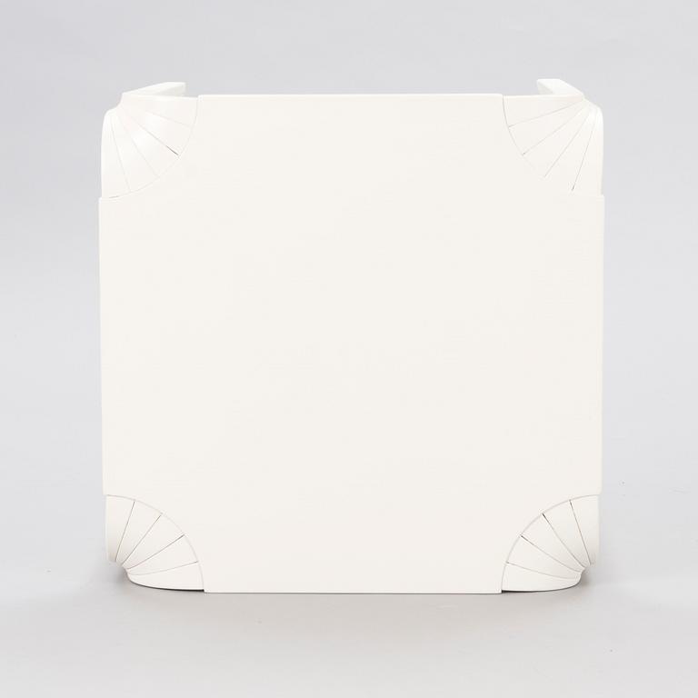 A late 20th century 'X601' stool for Artek, Finland.