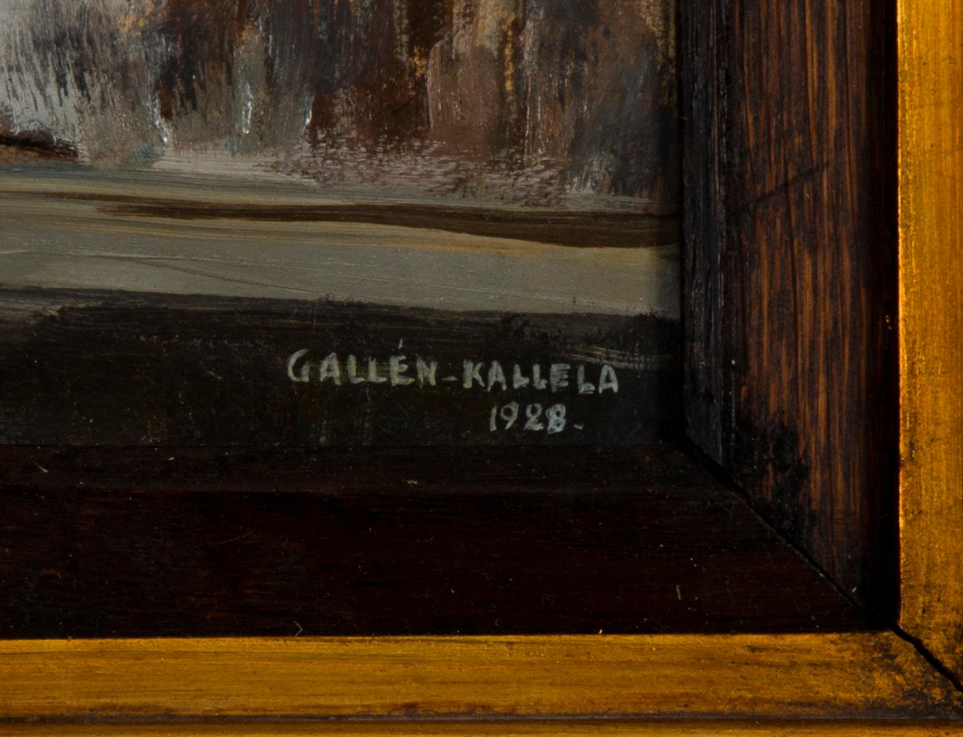 AKSELI GALLEN-KALLELA, FÖRSTA SNÖN, KORPILAX.