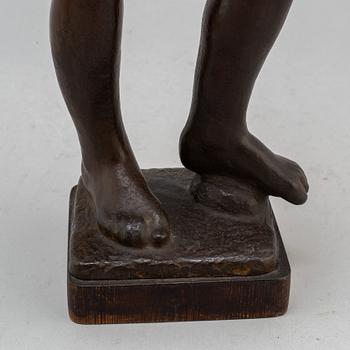 ANSGAR ALMQUIST, sculpture, bronze, signad AA and dated -60 1/8.