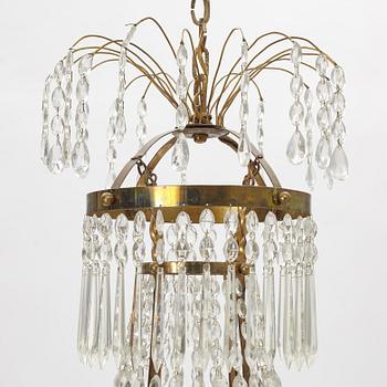 Ljuskrona, för tretton ljus, Senempire, 1830/40-tal.