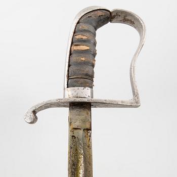 A German sabre, end of the 19th century.with scabbard.