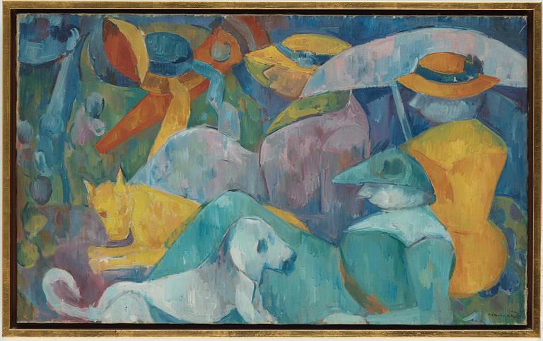 Endre Nemes, "Women with dogs" (Kvinnor med hundar).