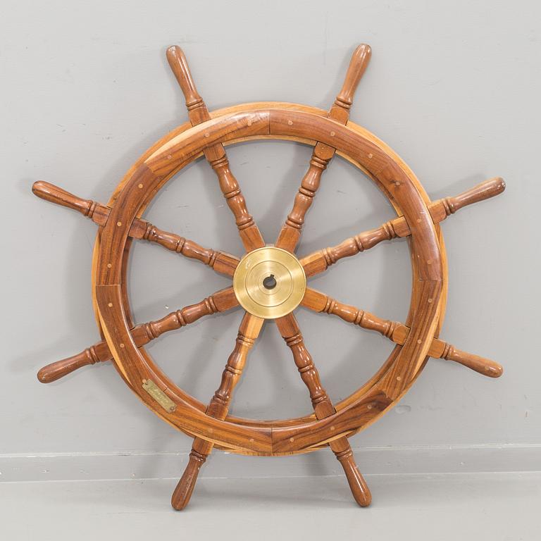 SHIP STEERING WHEEL.