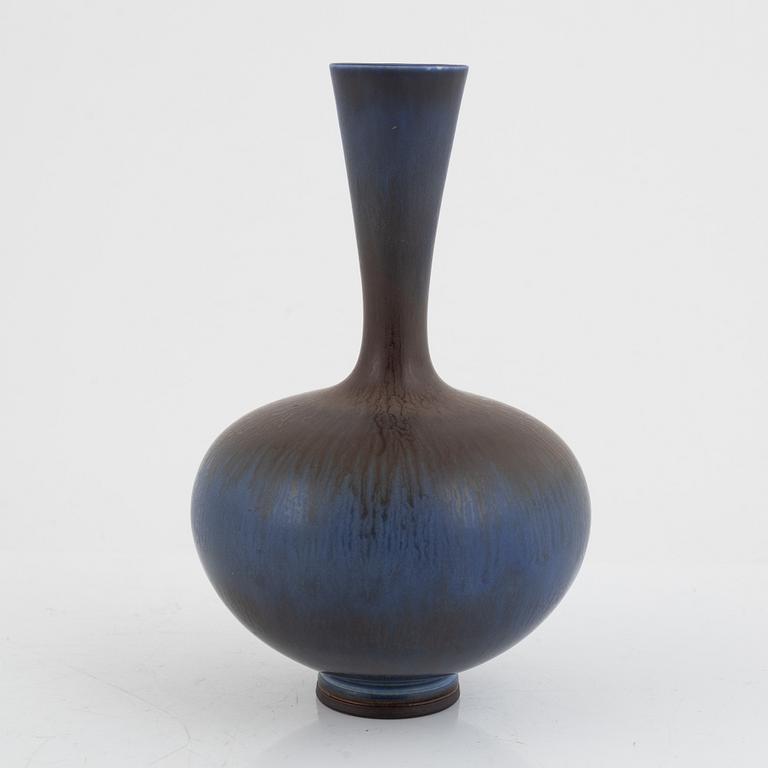 Berndt Friberg, a stoneware vase, Gustavsbergs studio 1968.