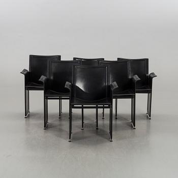 TITO AGNOLI, karmstolar, 6 st, "Korium", för Matteo Grassi.