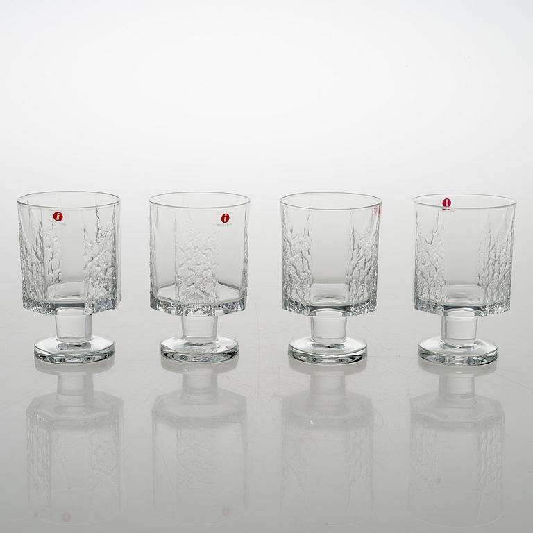 TIMO SARPANEVA,  set of 12 'Kalinka' 2106 drinking glasses for Iittala.