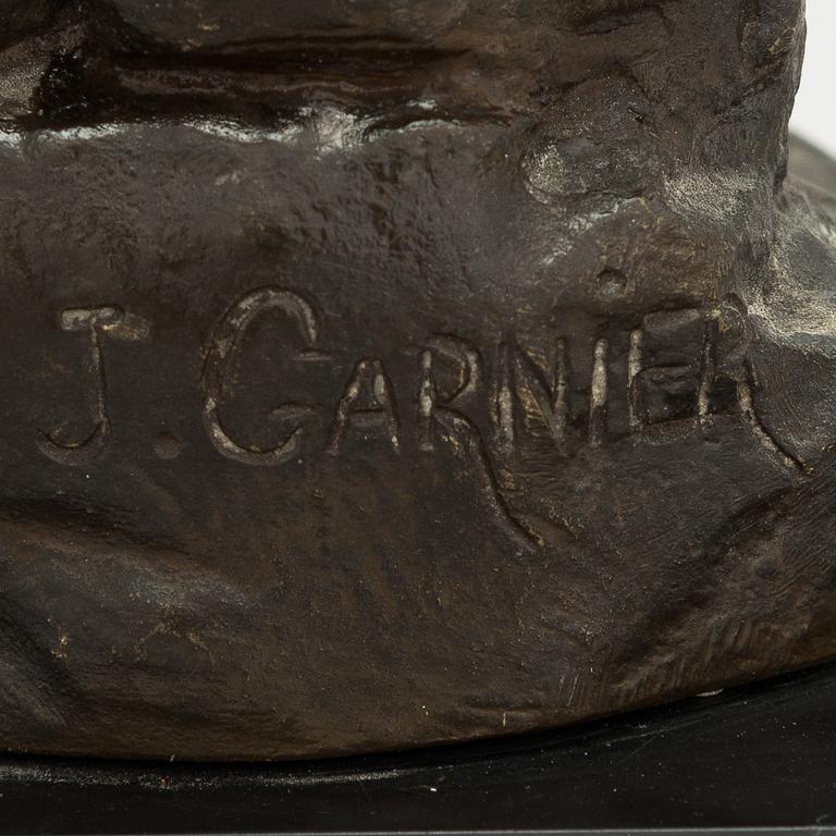 Jean Garnier, sculpture, bronze, signed.
