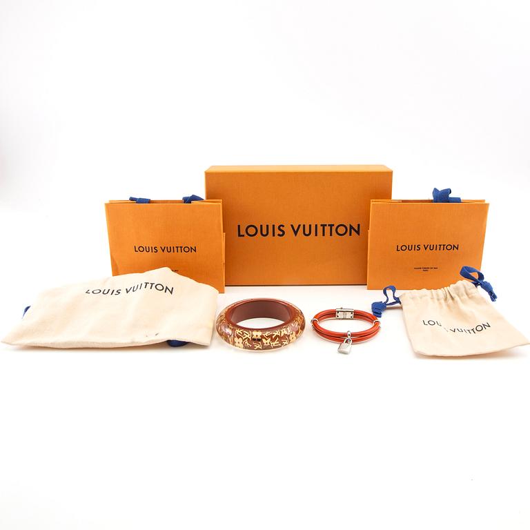 Louis Vuitton, Bracelets, 2 pcs.