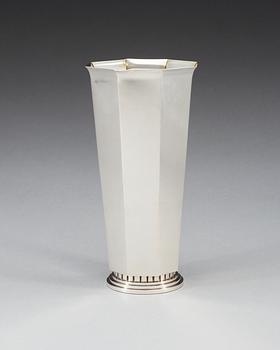 An Atelier Borgila sterling vase,