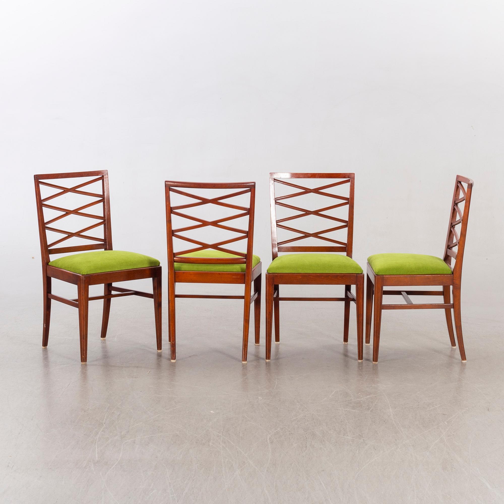 STOLAR 4 st Swedish Modern 1940/50-tal.