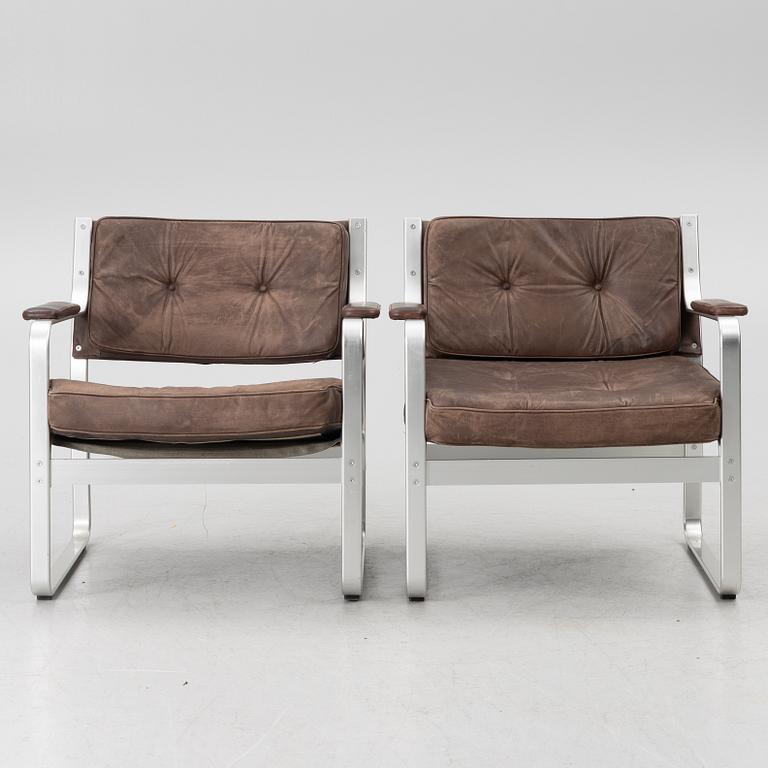 Karl Erik Ekselius, a pair of armchairs, "Mondo", JOC.