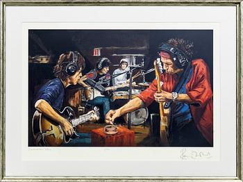 RON WOOD, serigraph, signed, 8/290.