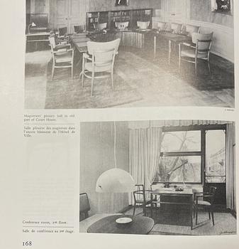 Gunnar Asplund, tillskriven, taklampa, enligt uppgift proveniens arkitekt John Elisasson (assistent till Asplund), 1930-tal.