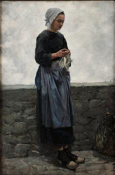 840. Bretonsk fiskarflicka.