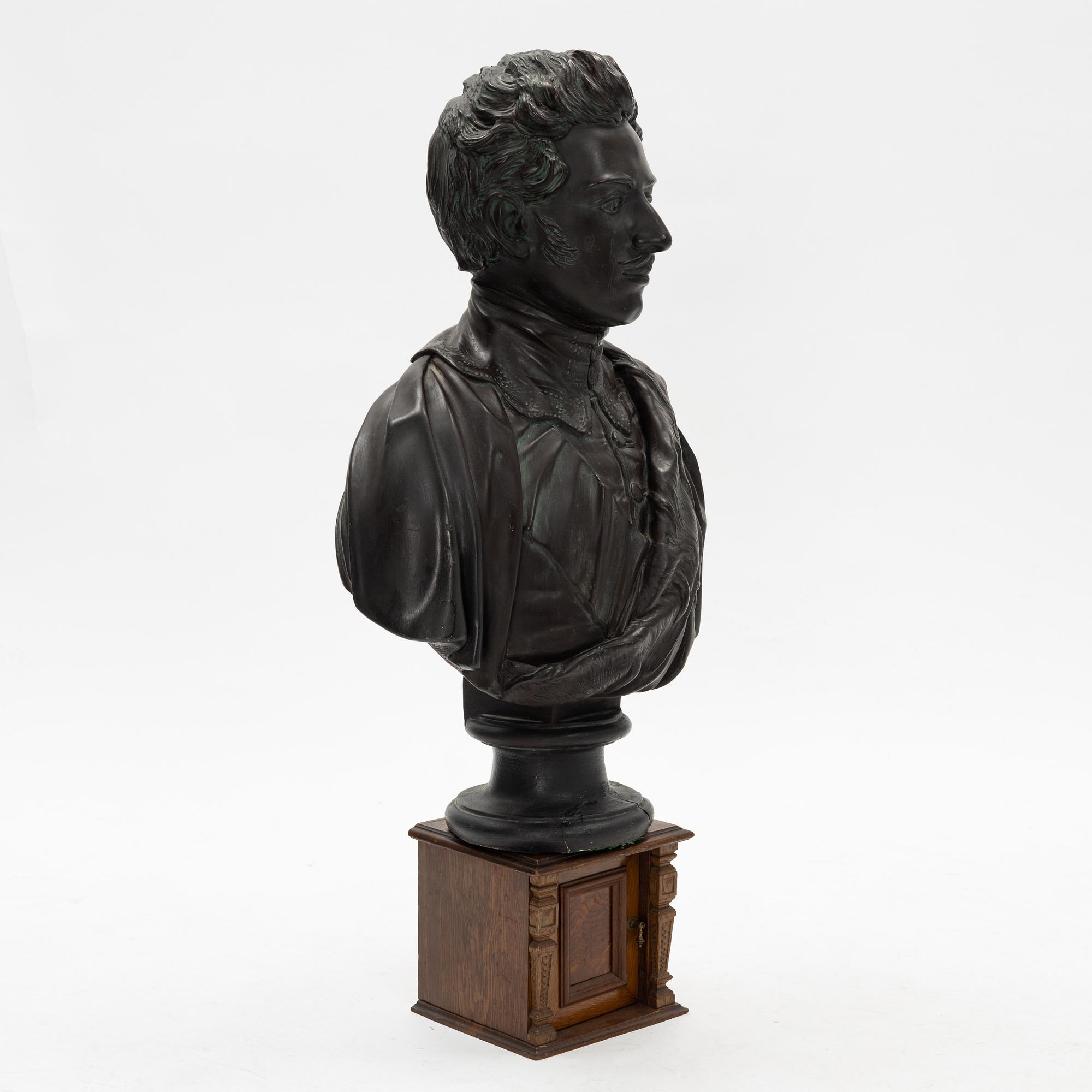 Okänd konstnär, byst, 1800-tal.