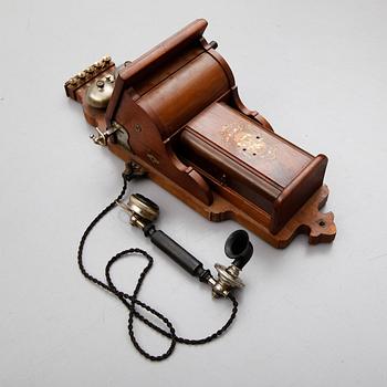 VÄGGTELEFON, LM Ericsson, Stockholm, 1900-talets första hälft.