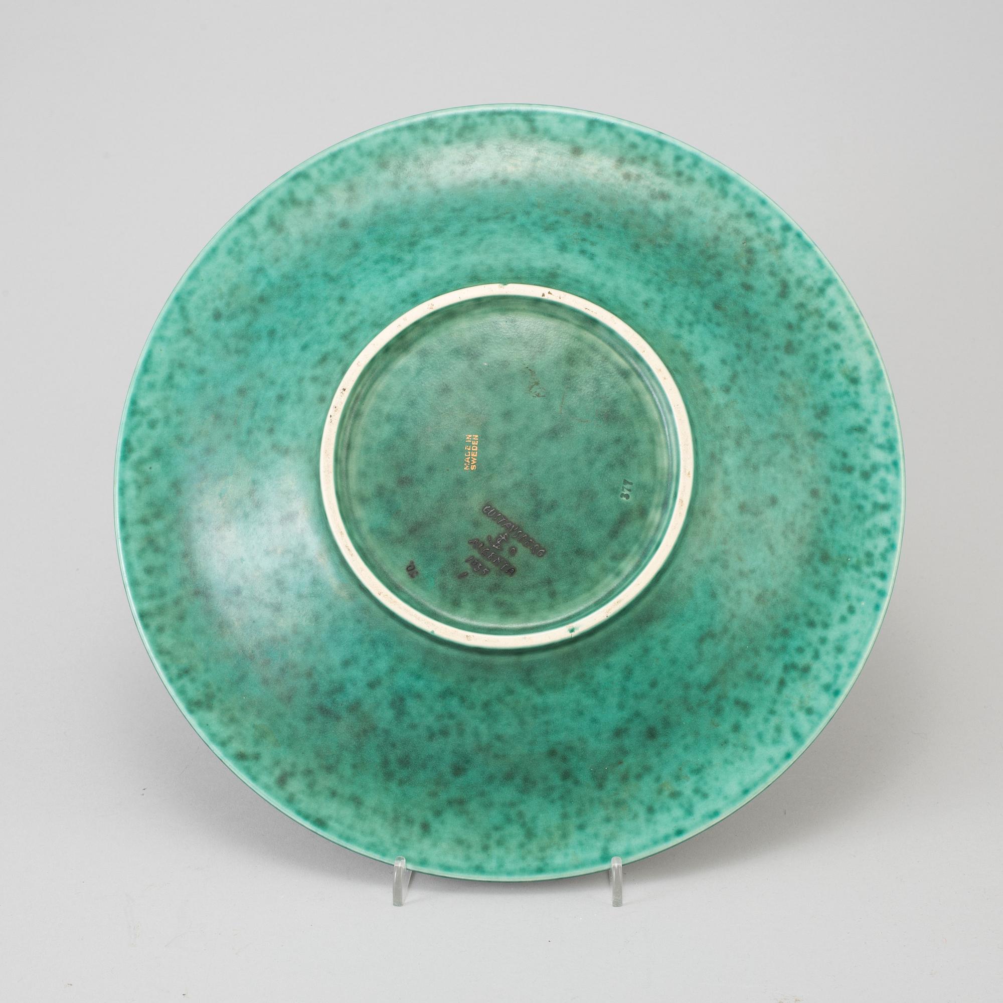 WILHELM KÅGE, dish, stoneware, Argenta.