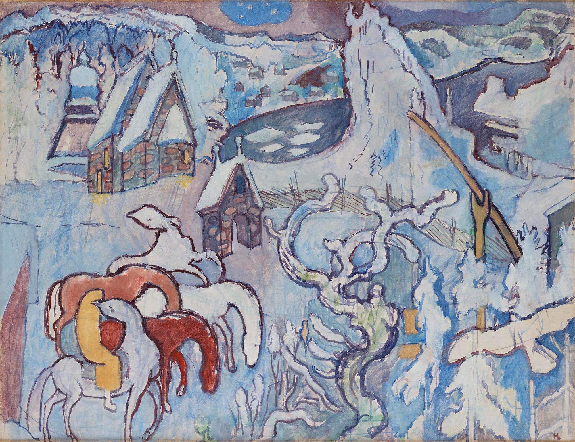 Hilding Linnqvist, Staffan var en stalledräng.