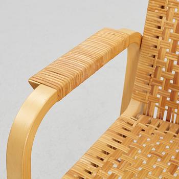 Alvar Aalto, a model 45 armchair, Artek, late 20the century.