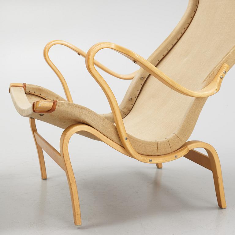 Bruno Mathsson, armchair with footstool, "Pernilla", Dux.