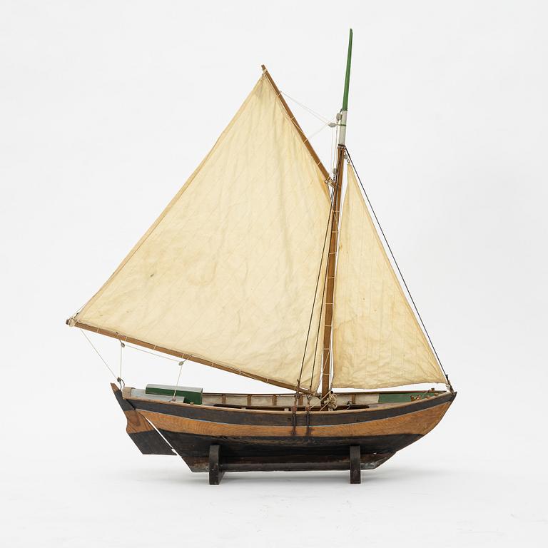 A boat model, "Elisabet Blidö", mid/second half of the 20th century.
