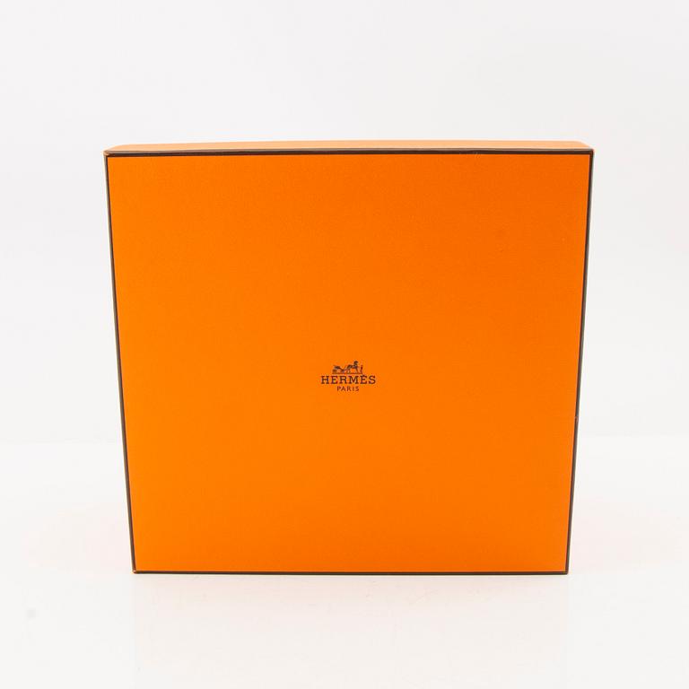 Hermès, bag "Green Shiny Alligator Mini Roulis 18 Permabrass Hardware" 2021.