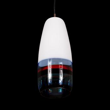 Massimo Vignelli, a mid-20th century  Italian 'Sigaro' pendant light for Venini.