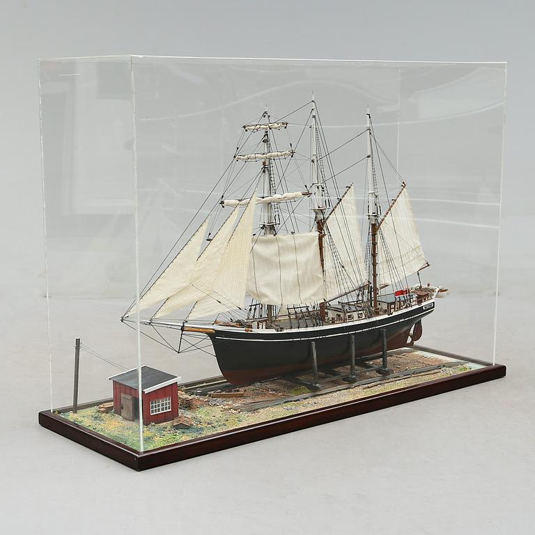 MODELLFARTYG, "Charlotta, Åstol", Åke Wistrand, 1980-84.