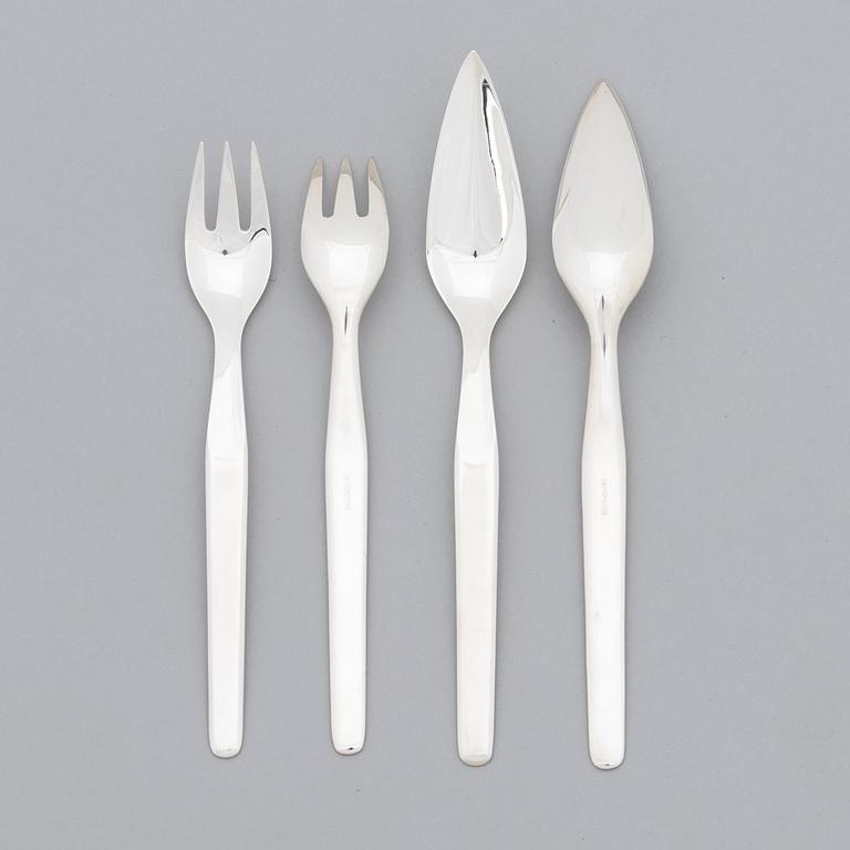 TAPIO WIRKKALA, FISKBESTICK, 12 st, sterling silver, "Marski", Kultakeskus, Tavastehus 2002.