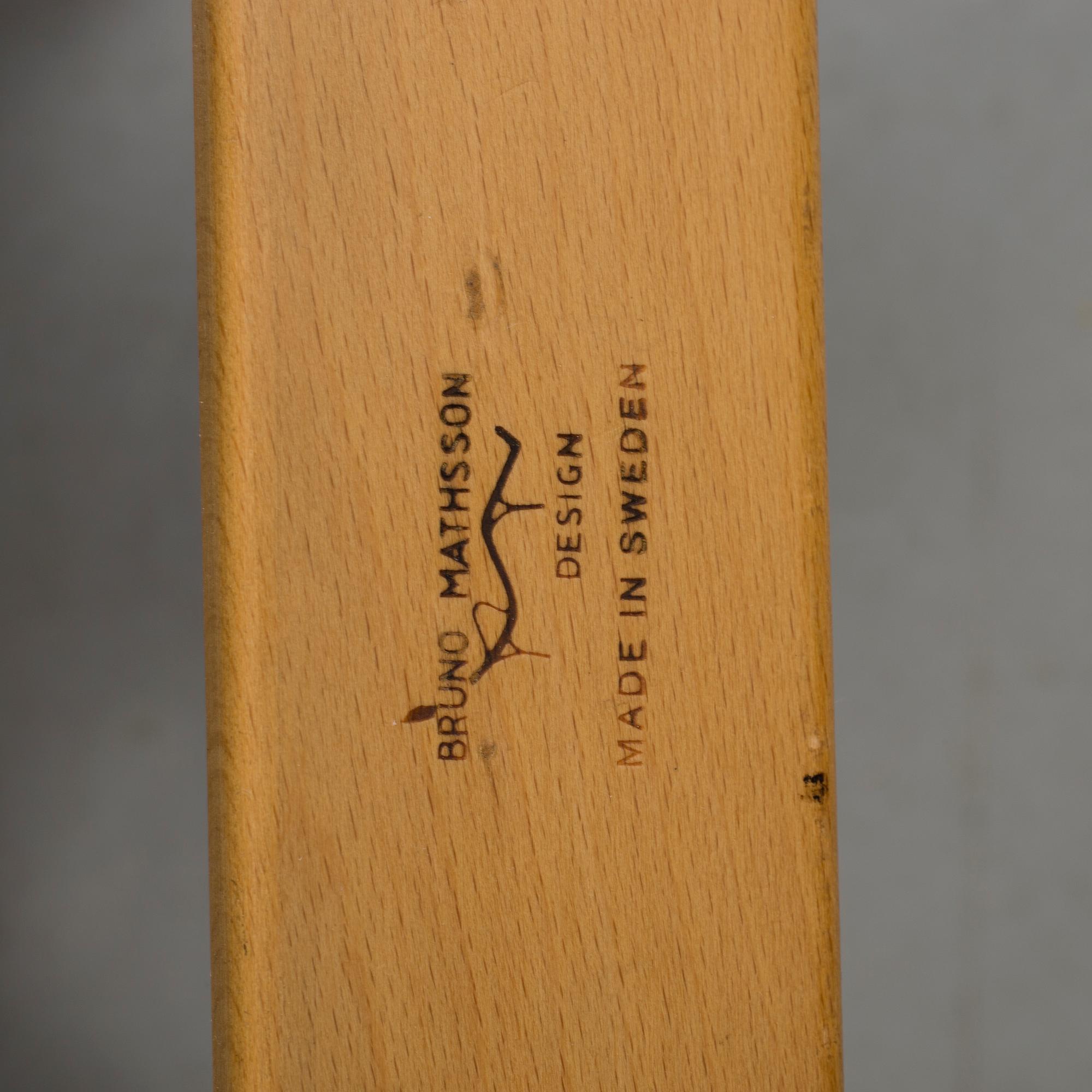 FÅTÖLJ, "Eva", Bruno Mathsson, Firma Karl Mathsson Värnamo 1966.