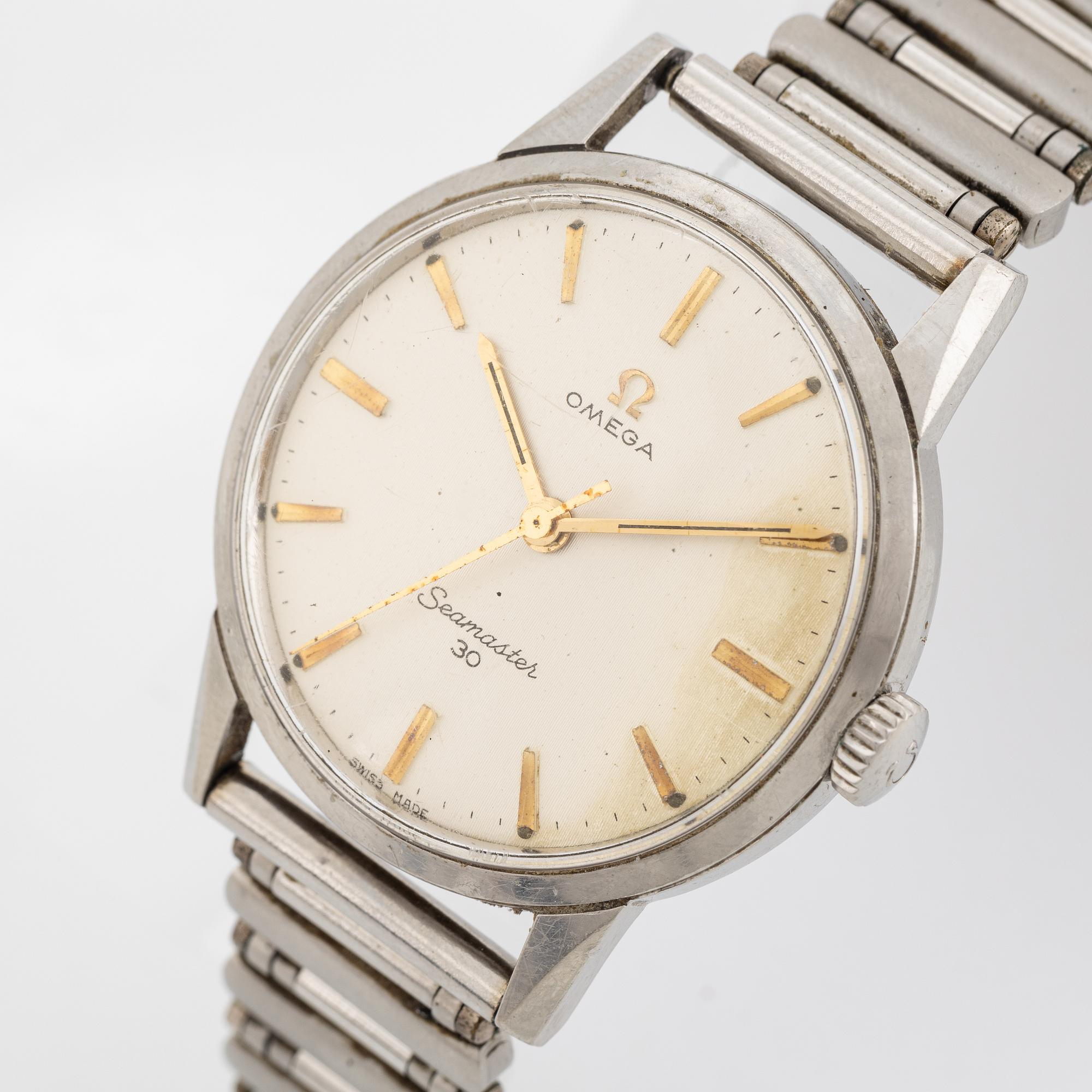 Omega, Seamaster 30, armbandsur, 35 mm.