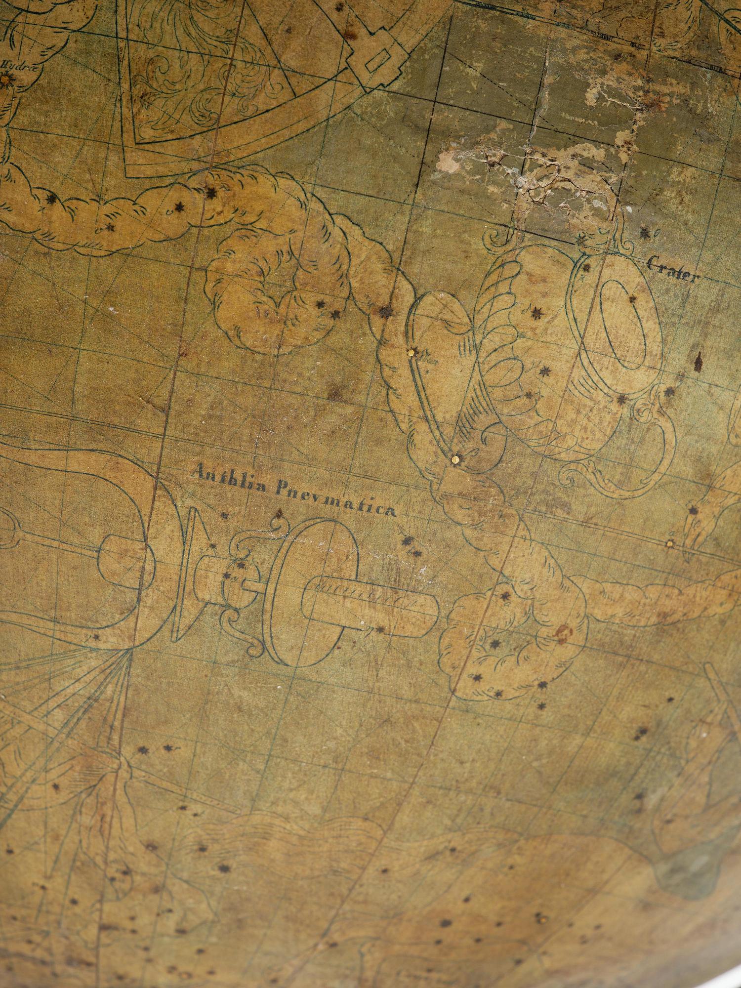 A celestial globe by A. Åkerman (manufacturer of globes in Uppsala 1759-78), 1766.