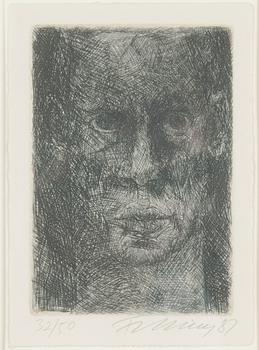 Rainer Fetting, Self-portrait.