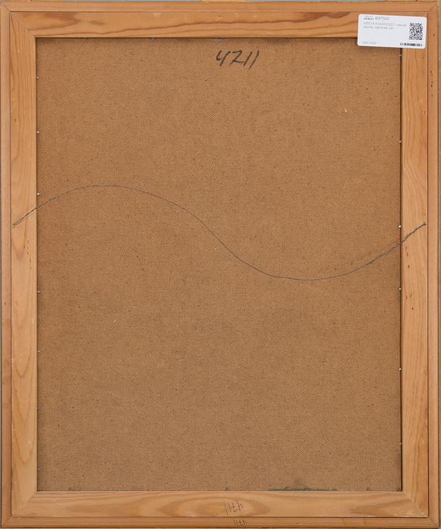 GÖSTA FOUGSTEDT, olja på pannå, signerad.