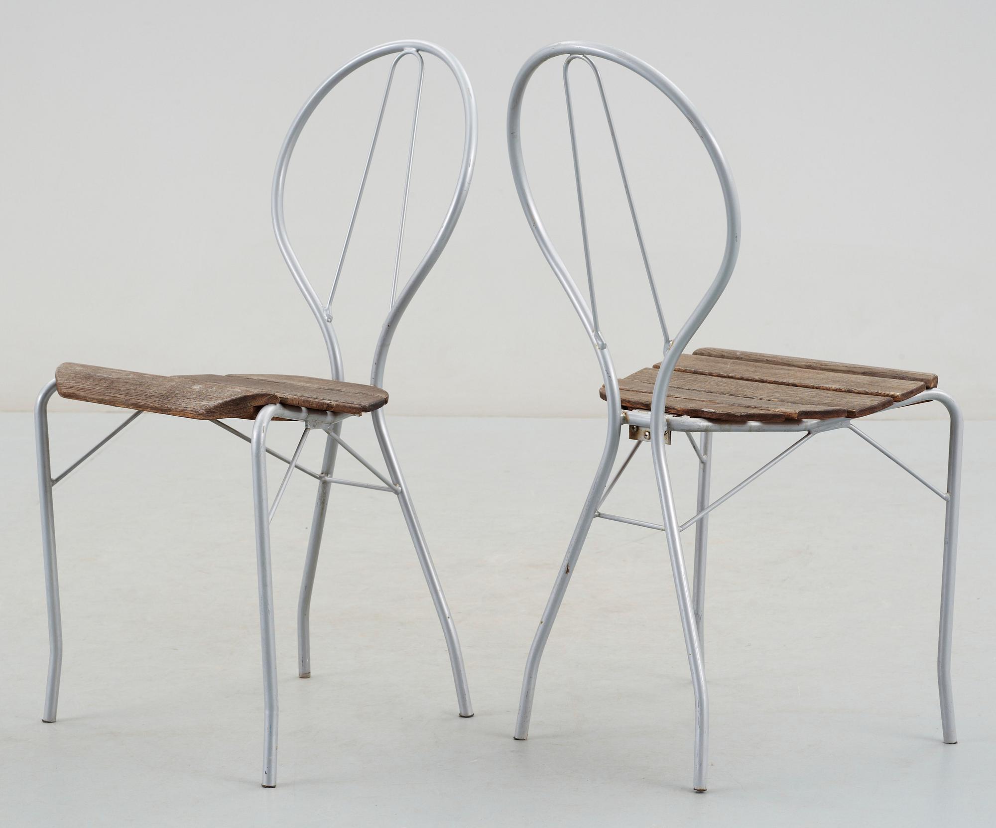 TRÄDGÅRDSSTOLAR, "Pia" Tore Ahlsén, Gärsnäs, 1900/2000-tal, formgivna 1942.