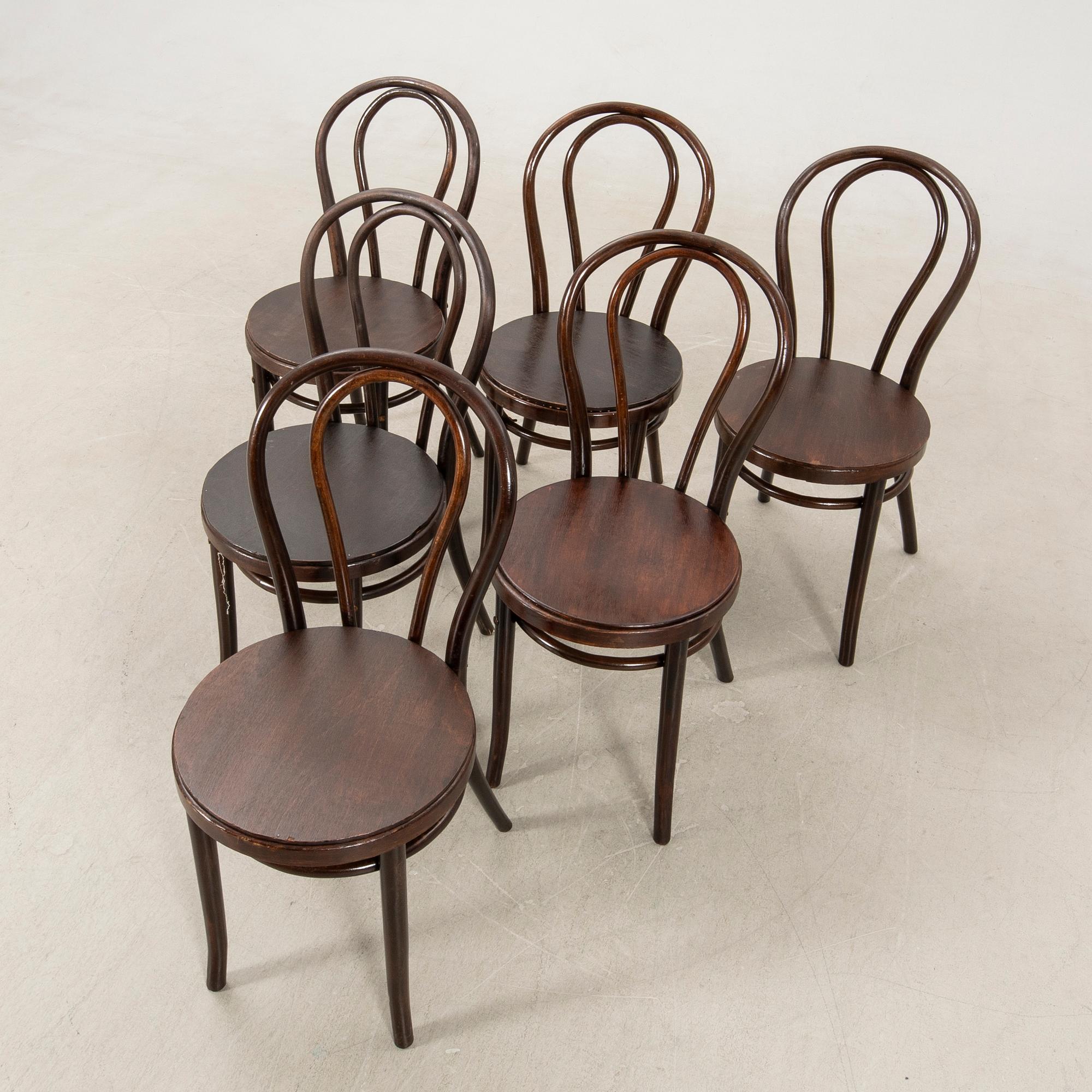 Chairs 6 pcs early 20th century.