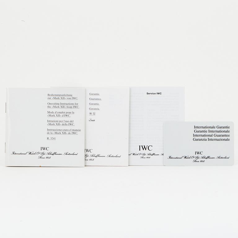 IWC, Schaffhausen, Mark XII (T Swiss Made T), armbandsur, 36 mm.