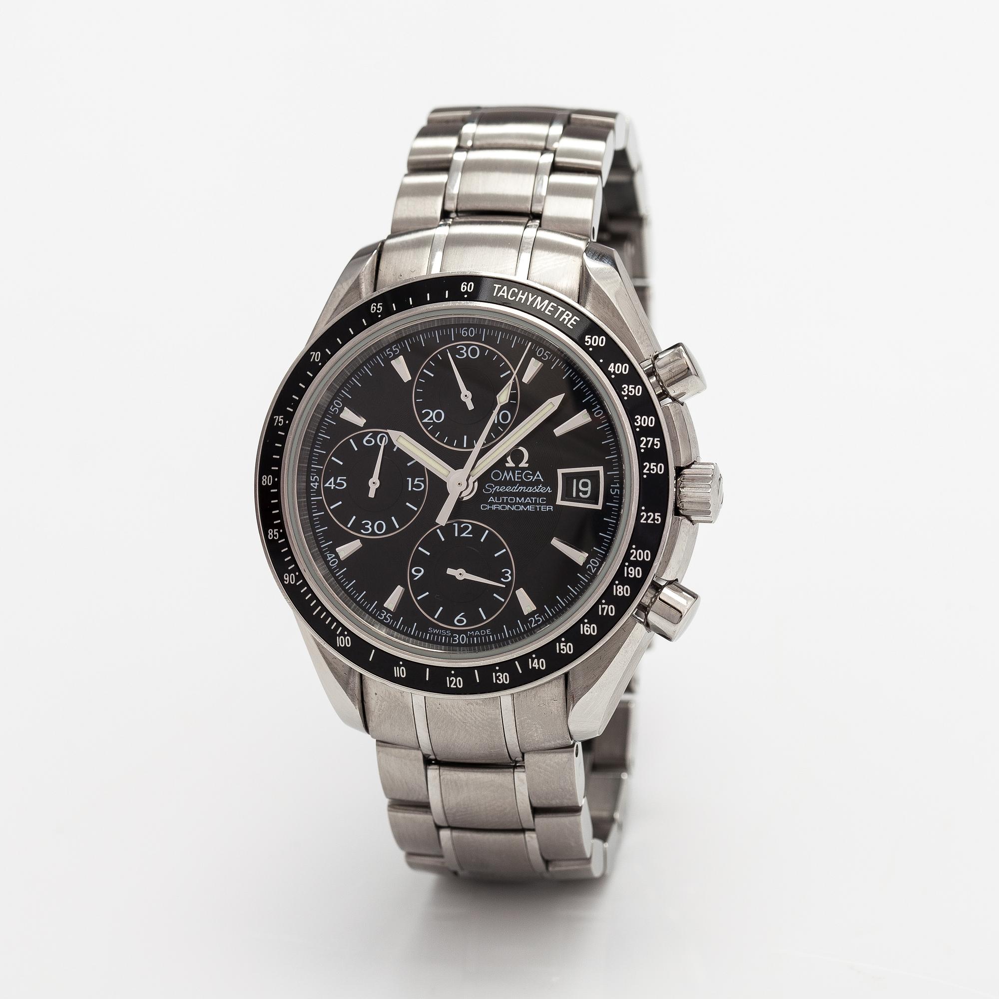 Omega, Speedmaster, 100m, wristwatch, 40 mm.