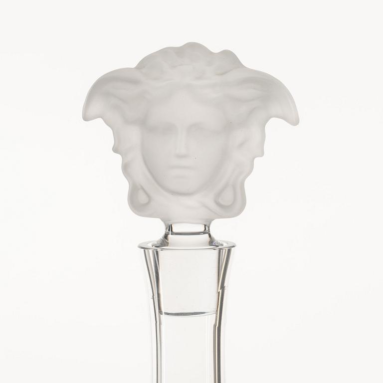 A "Medusa Lumiere" decanter, Rosenthal for Versace.