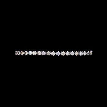 922. A brilliant cut diamond bracelet, tot. app. 5 cts.