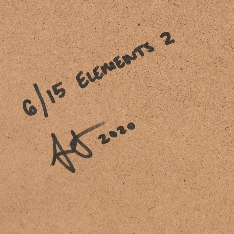 Jenni Porkka, C-print på kapaskiva, signerad 6/15, 2020 a tergo.